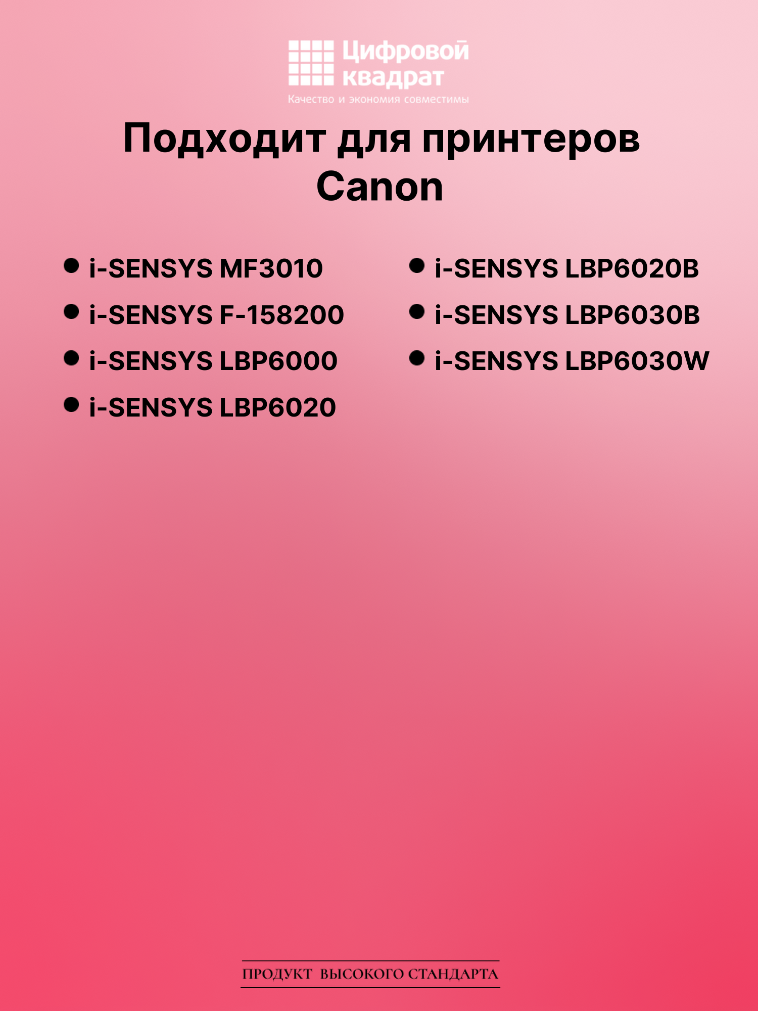 Картридж для Canon i-SENSYS MF3010 (725), F-158200 2