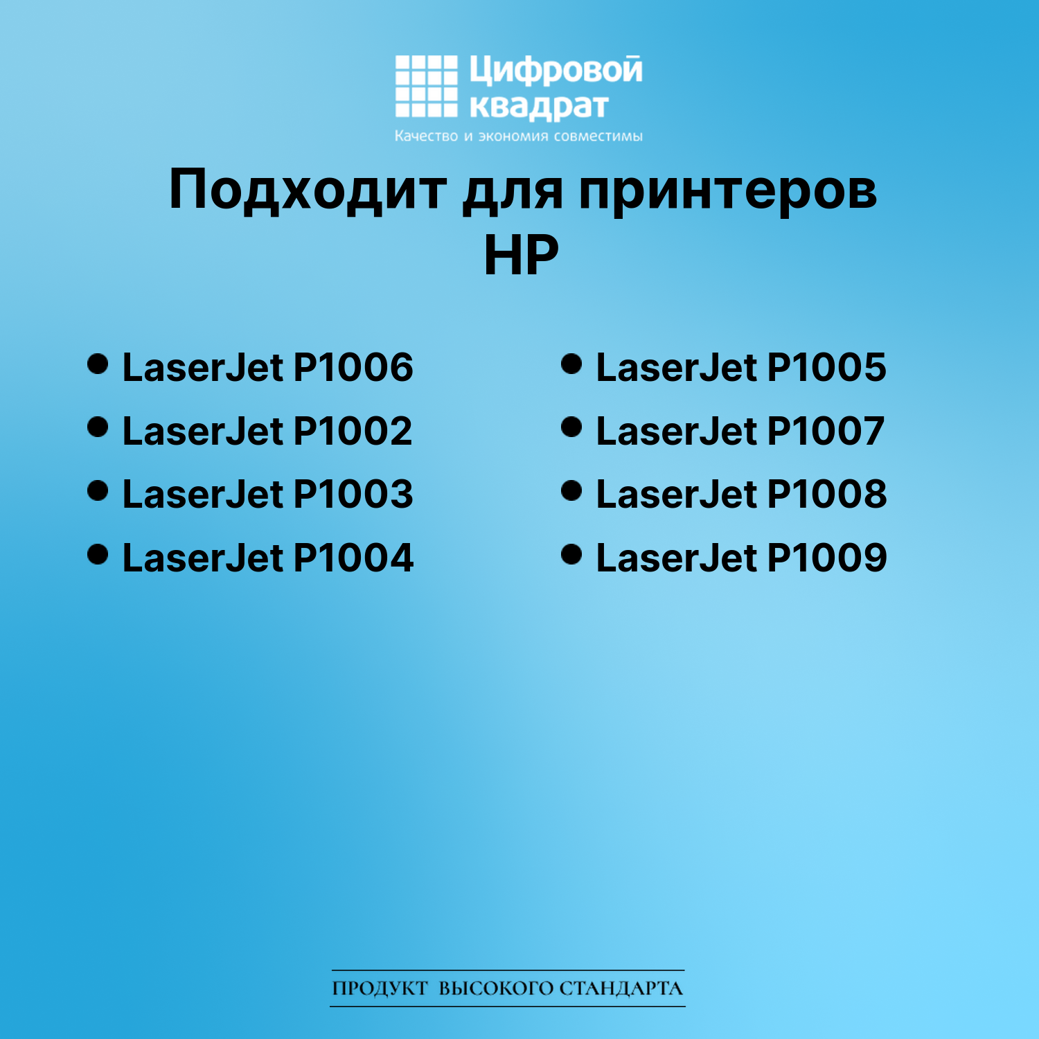 Картридж для HP LaserJet P1006 (CB435A), LJ P1007 2