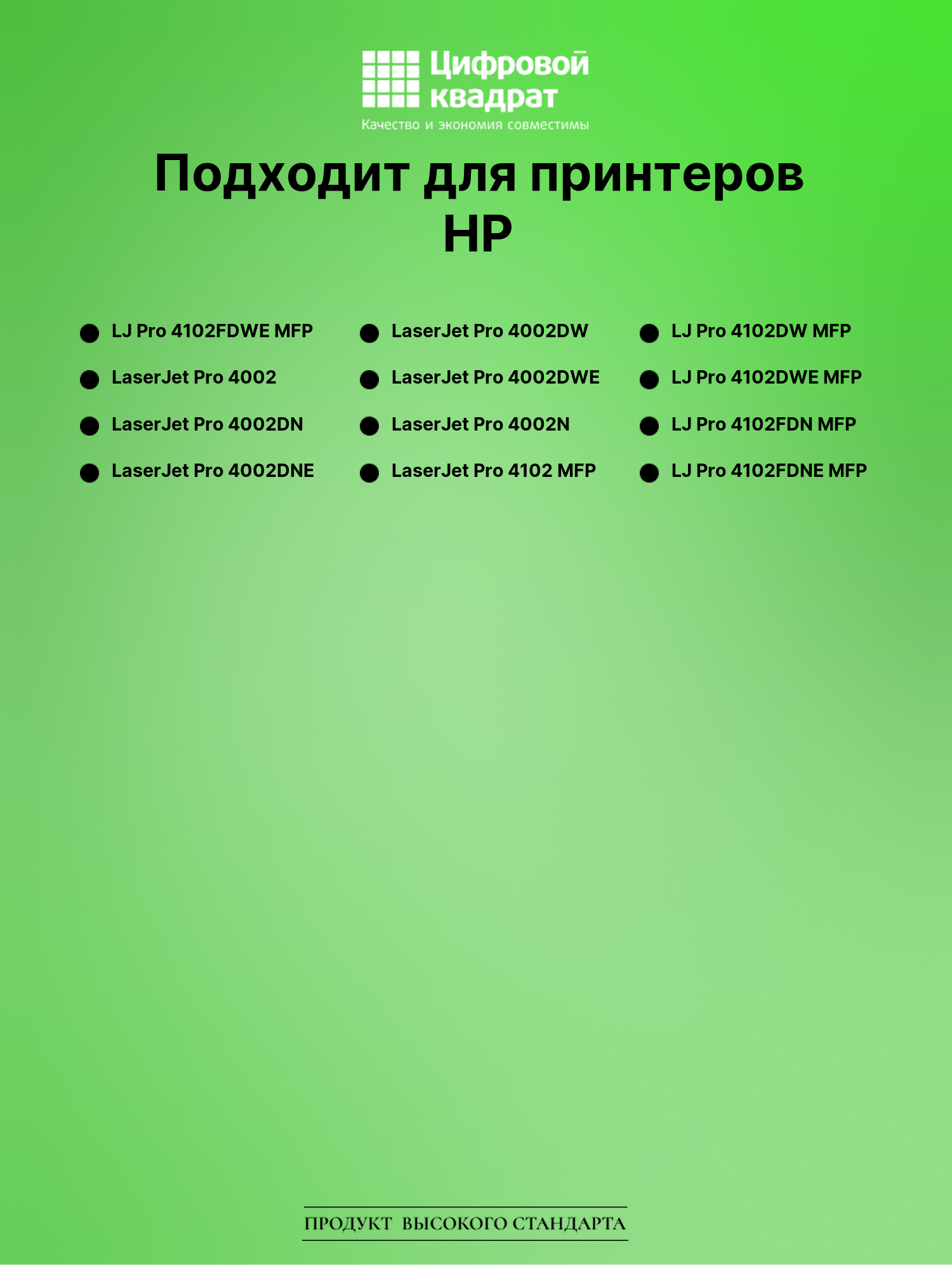 Картридж для HP LaserJet Pro 4102FDWE MFP с чипом безлимит совместимый 2