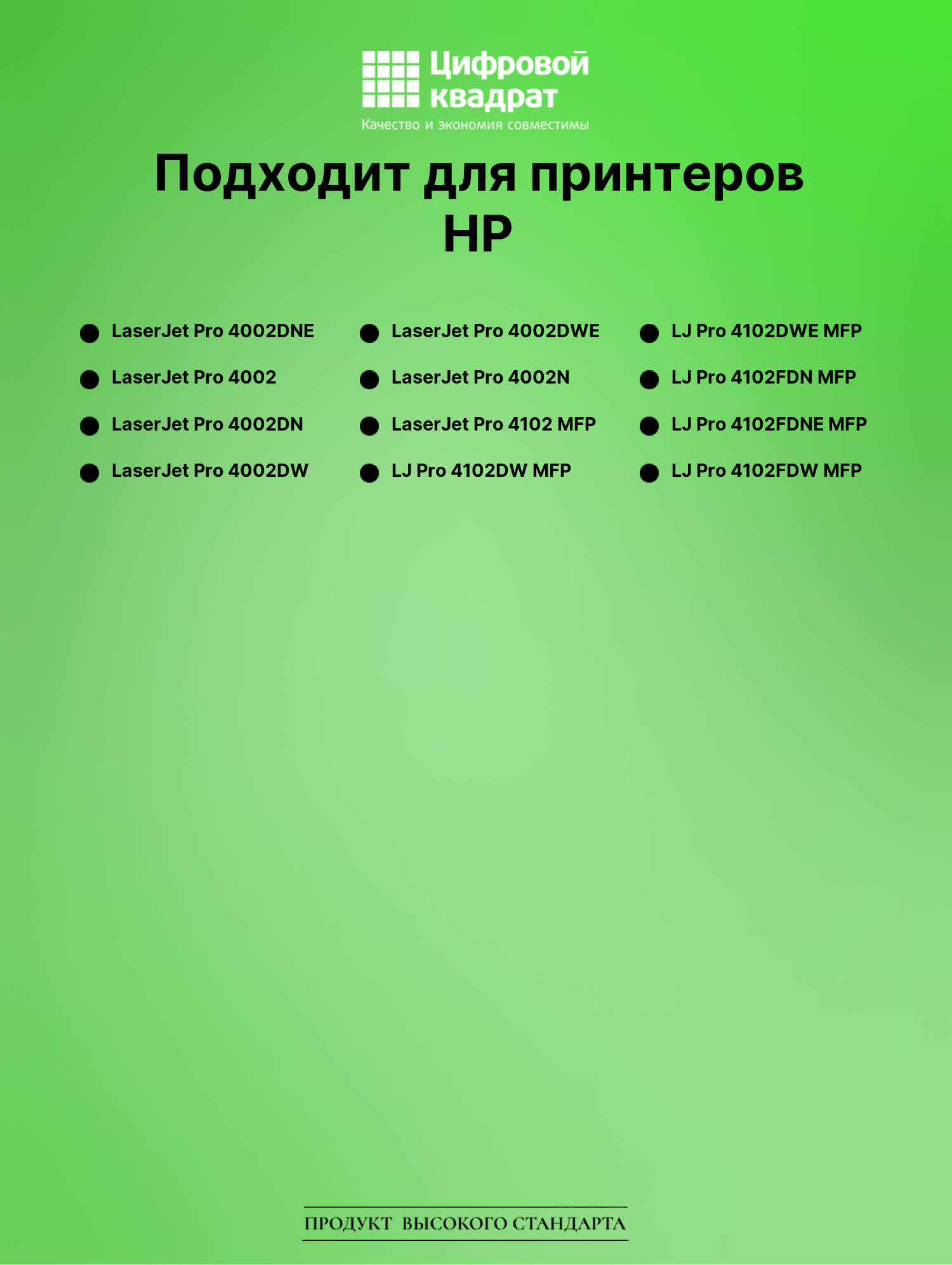Картридж для HP LaserJet Pro 4002DNE с чипом безлимит совместимый 2