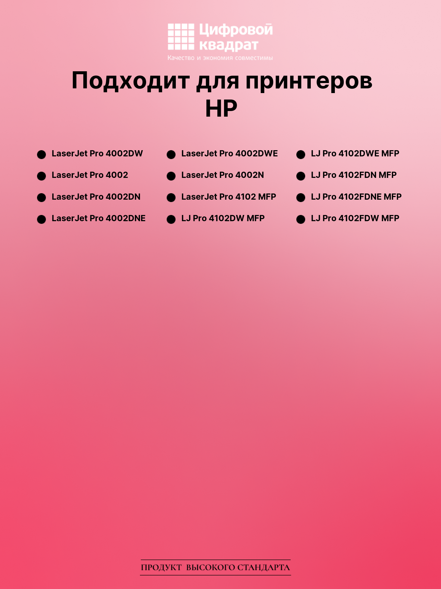 Картридж для HP LaserJet Pro 4002DW с чипом безлимит совместимый 2