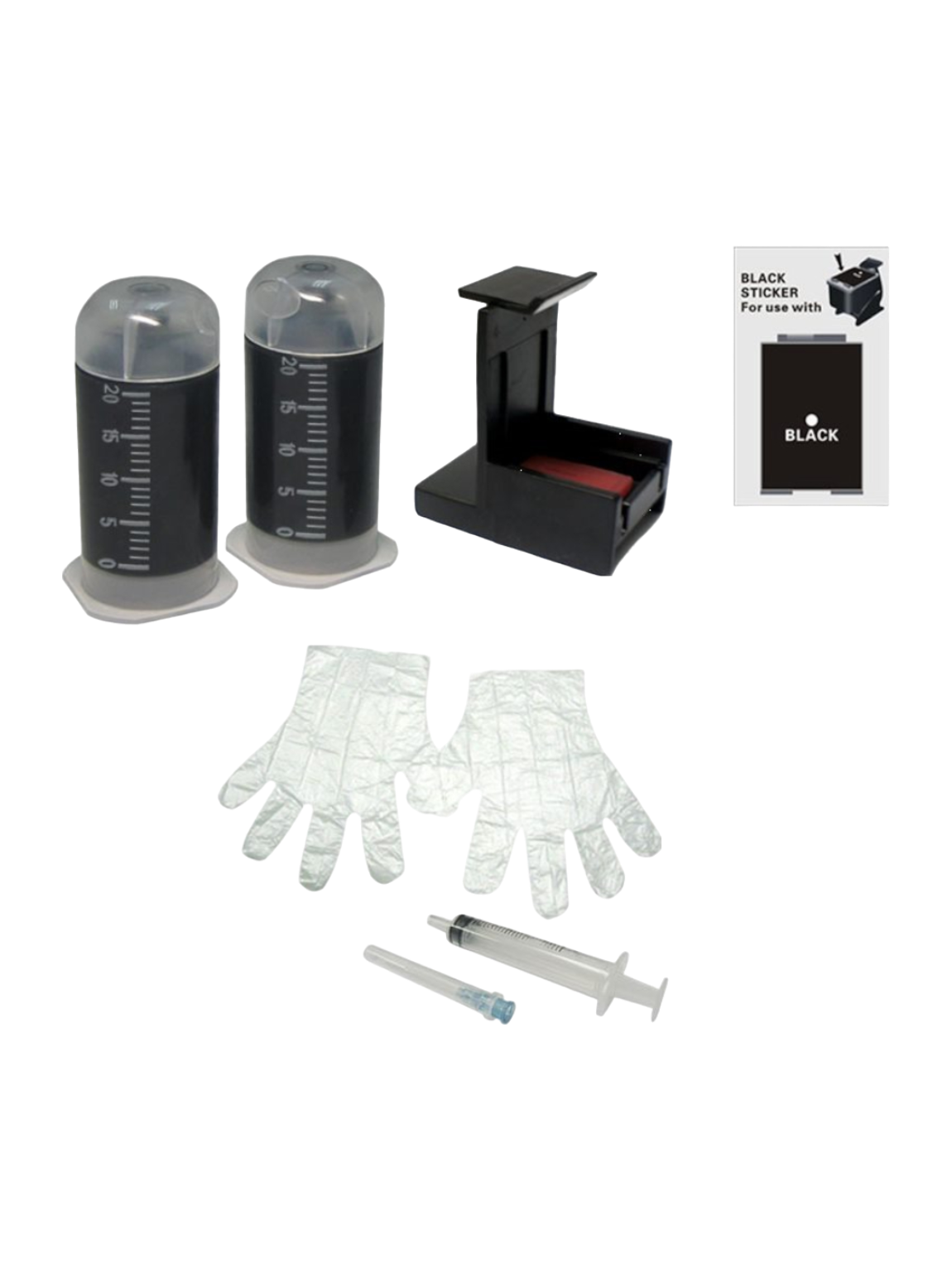 Заправочный комплект HP-121/ 122/ 123 /901 для HP черный 1