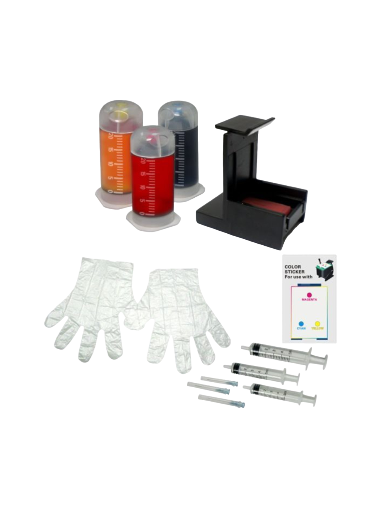 Заправочный комплект HP-134/135 CMY для HP LJ 2605 1