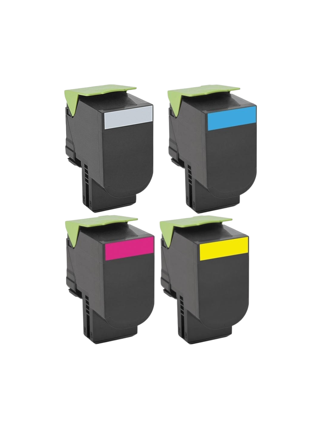 Картриджи 80C8HK0-80C8HY0 для Lexmark CX510dthe 1